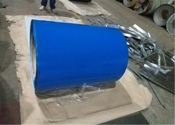 주문 Z80 Ral9016 Jis Astm 24ga 프리 색칠한 강철 코일 1250 밀리미터 레크라르 반짝이는 장식물 online manufacture