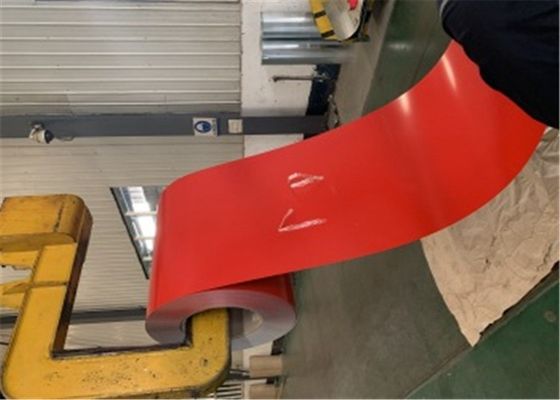 주문 코일에서 Z275 RAL 4089 백색 2400 밀리미터 기채색 갈바나이즈 강 시트 online manufacture