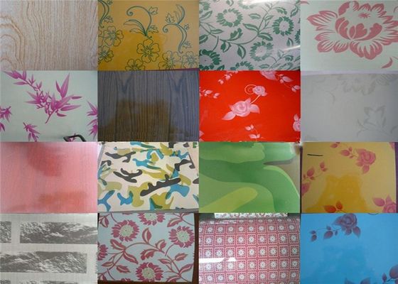 주문 Jis Astm 24ga G30 피피기 Gi 색 코팅처리된 시트 1250 밀리미터 레크라르 반짝이는 장식물 online manufacture